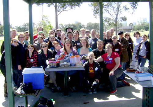 Melbourne Wrimos at their Kick-off Party