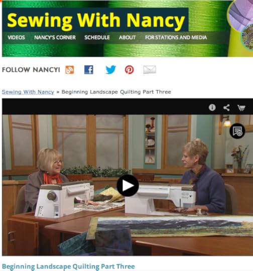 Beginning Landscape Quilting Natalie Sewell & Nancy Zieman