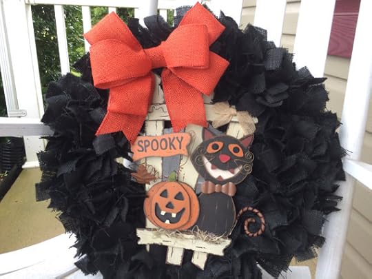 Halloween Rag Wreath