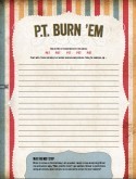 PDF of P.T. Burn-'Ems page from The Write-Brain Workbook