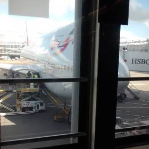 our massive Virgin Airlines plane