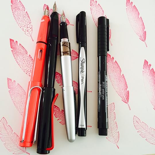 My sketching pens