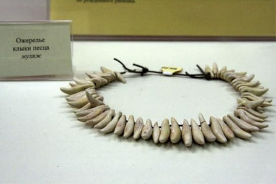 Figure 6. Kostenki culture fox necklace (http://www.donsmaps.com/images31/img_3588vlad2.jpg).
