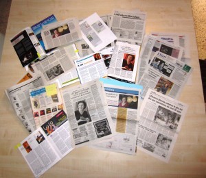 UHDP print media collage