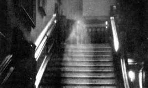 ghost on stairs