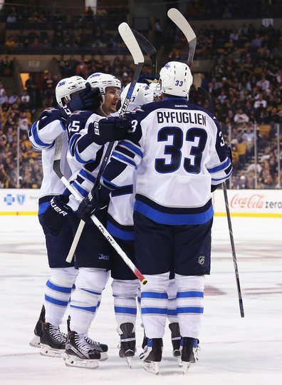 Jets celebrate a big win