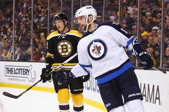 Drew Stafford scores the evential winning goal.