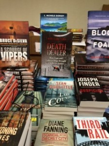 Kate's Anthony-nominated book in the book room