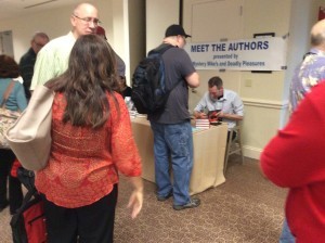 Chris signing The Killing Kind