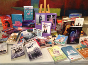 Some of the books written by participating authors.