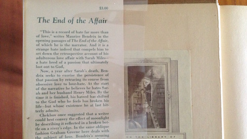 The End of the Affair by Graham Greene, 1st American Edition 1st Printing