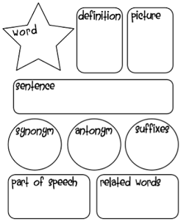 Dictionary Skills Worksheet Graphic Organizer Printable