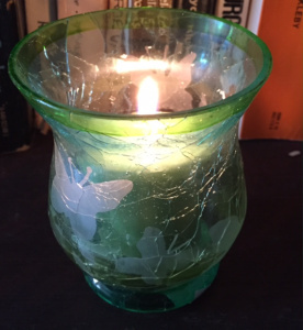 vanilla-lime candle