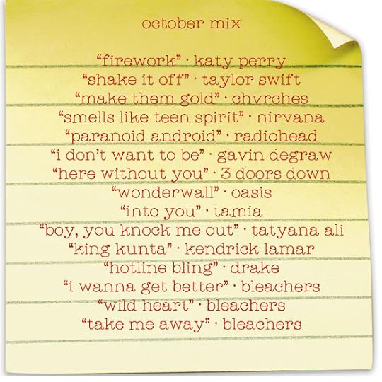 Ask Candy: October 2015 mix