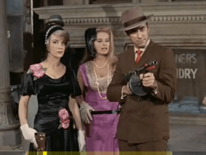 Dyanne Thorne (left) in Star Trek A Piece of the Action