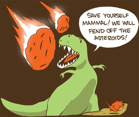 SMBC. Source: http://smbc.myshopify.com/products/save-yourself-mammal-shirt-s