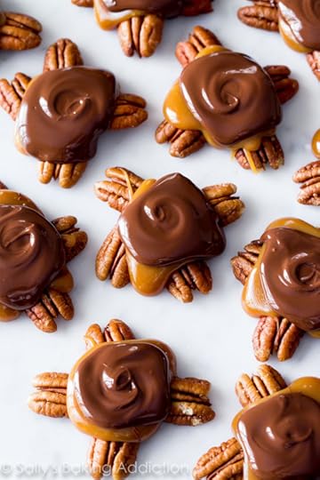 Sally's Candy Addiction Cookbook Chocolate Turtles recipe