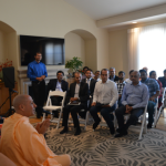 Tulsi Gabbard and Radhanath Swami