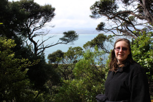 Looking over to the mainland.