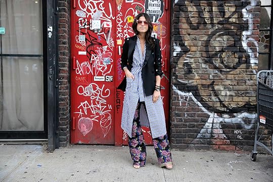 Remember when we stalked Lucy Chadwick for a week? She wore a toothpaste-colored robe.
