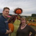 Glenn and Jeannine at Dr. Maze's farm
