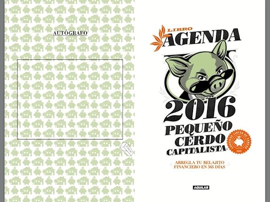Libro Agenda Pequeño Cerdo Capitalista Autógrafo