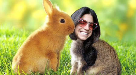 leandra-medine-as-a-bunny-man-repeller