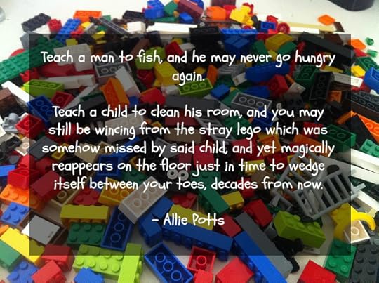 Cleaning after children quote