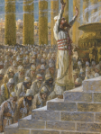 Priest ministering
