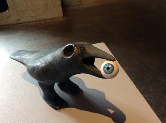 Lookit! Shaun Tan has only gone and sculpted one of my Cherry Crows!