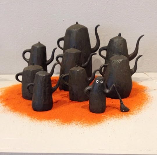 This one worried her: there was a lot of red needed sweeping up, and who spilled it and why?