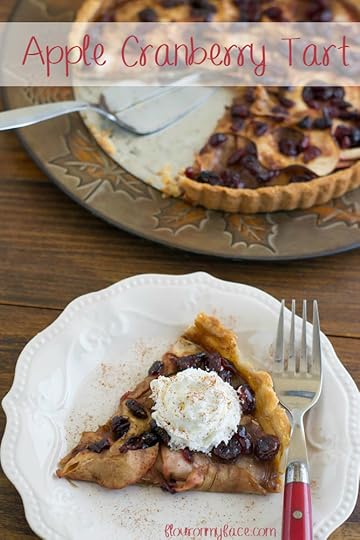 Splenda Apple Cranberry Tart recipe #SplendaSweeties via flouronmyface.com