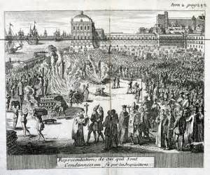 A print of the spectacle of execution.