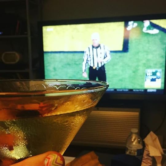 No #rhinebeck2015 for me but I'm watching the MSU vs UofM game with a gimlet! #dailyphoto #365days #ig2015