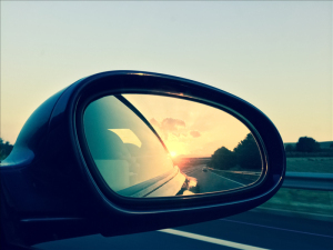 driving mirror long distance writing
