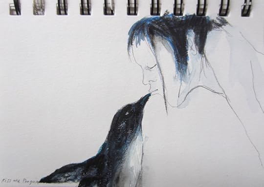 kiss the penguin