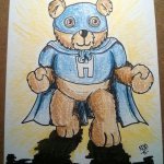 Hero Ted - Rought Color Derwent Pencils