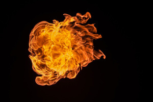candle fire