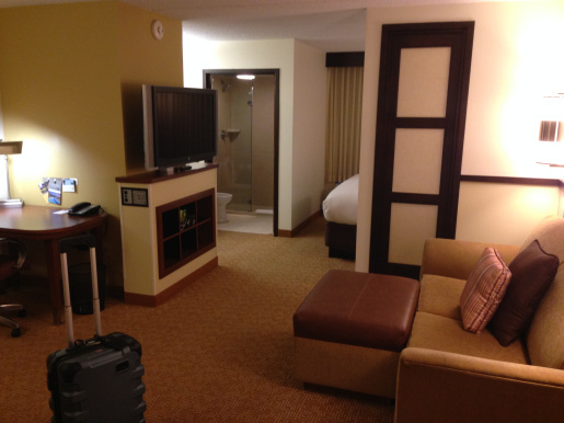 View upon walking in