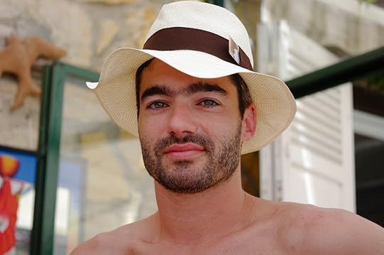young man wearing hat