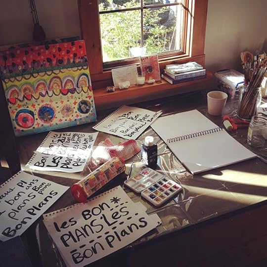 Atelier de travail #calligraphie #illustration
