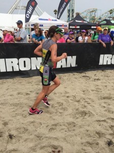 This might have been the most sadistic finish chute in all of Ironman.