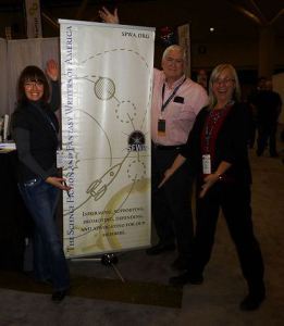Author Julie Czerneda is on the right.