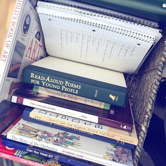 What morning time looks like for our homeschooling family
