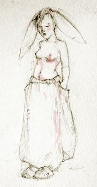 Bunny Maiden with Scars by Terri Windling