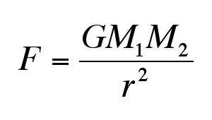 an equation for figuring out gravitational force