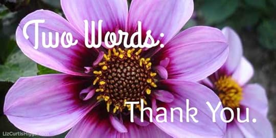 Two Words: Thank You.