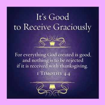 1 Timothy 4:4