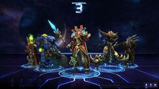 My team zoning into a match in Heroes of the Storm