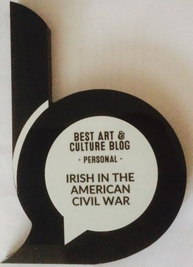 Best Art & Culture Blog Award (now safely on the mantelpiece!)